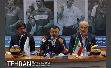 نشست خبری رییس فدراسیون والیبال