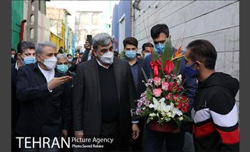 بازدید شهردار تهران از پروژه های مدیریت شهری منطقه 16