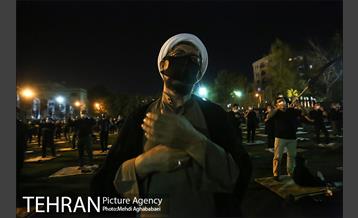 مراسم سوگواری شب سوم آقا اباعبدالله الحسین(ع) در منطقه 8