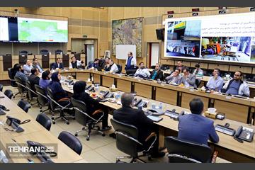 حضور مدیرکل سرمایه انسانی شهرداری تهران در ستاد مدیریت بحران شهرداری تهران 12