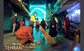 اقدامات شهرداری منطقه ۲۰ در لیالی قدر اطراف حرم حضرت عبدالعظیم حسنی(ع) 1