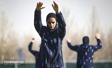 تمرین تیم ملی فوتبال زنان 8