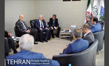 دیدار محمد سعید رئیس سازمان شهرهای متحد با پیروز حناچی شهردار تهران 3