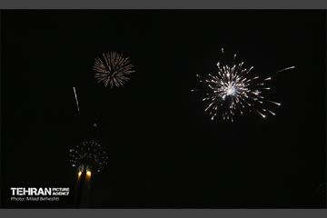 نور افشانی پایتخت از فراز برج میلاد 2