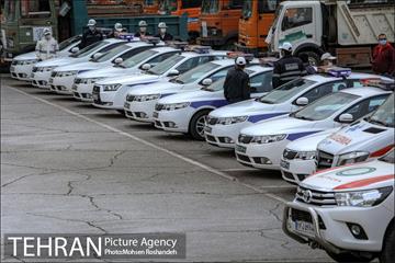 مانور خودرویی عملیات برف روبی شهرداری تهران 10