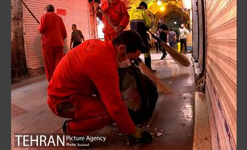 اقدامات شهرداری منطقه ۲۰ در لیالی قدر اطراف حرم حضرت عبدالعظیم حسنی(ع) 2