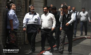 آتش‌سوزی انبار لوازم موتورسیکلت 35