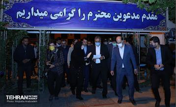 افطاری شهردار تهران با پاکبانان 6