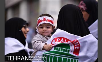 حضور اعضای هیئت هنر در راهپیمایی روز قدس 2