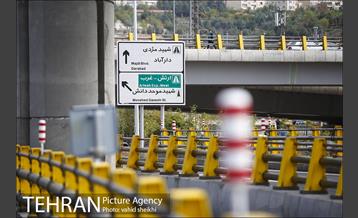 بازدید و آیین بهره برداری از قطعه شمالی و پایانی بزرگراه شهید صیاد شیرازی 4