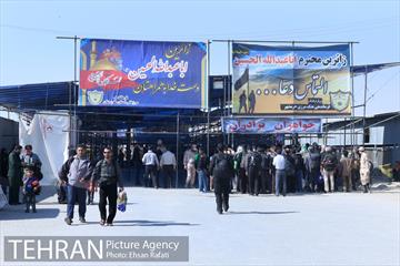 ورود به گیت نهایی ایرانی ها برای ورود به کشور عراق