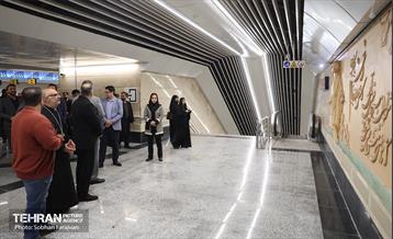 بازدید فعالان فضای مجازی از ایستگاه مریم مقدس(س) 24