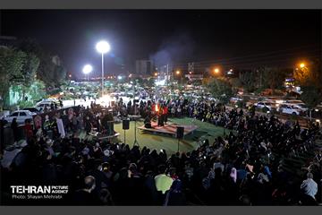 تعزیه خوانی در باغ راه حضرت زهرا(س) 11