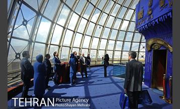 بازدید شهردار بلگراد از برج میلاد و رصدخانه شهر تهران 9