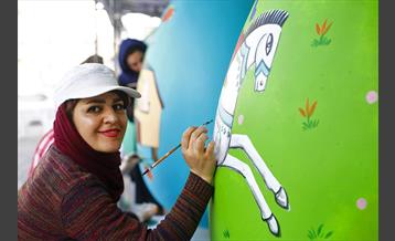 جشنواره تخم مرغ رنگی در باغ شهدا 16