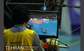 دیدار تیم های ملی والیبال ایران و بلژیک
