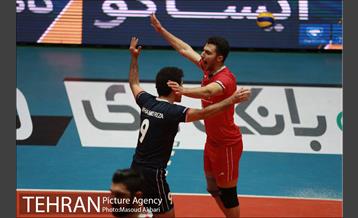 دیدار تیم های والیبال پیکان تهران و شهرداری تبریز