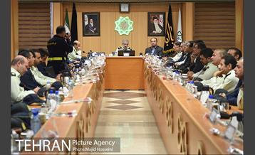 نشست دکتر شیخ با فرماندهان یگان انتظامی شهرداری تهران 8