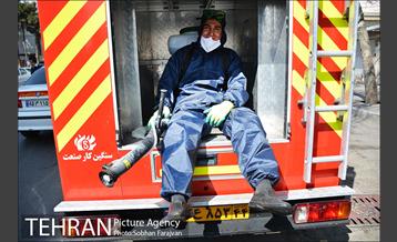 ضدعفونی معابر سطح شهر  9