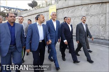 بازدید شهردار تهران از پروژه های عمرانی شهر تهران 12