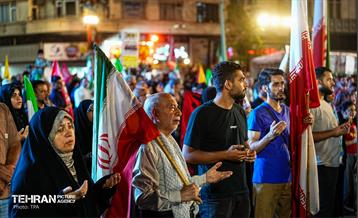 صد و نود و ششمین شب تجمع مردم تهران