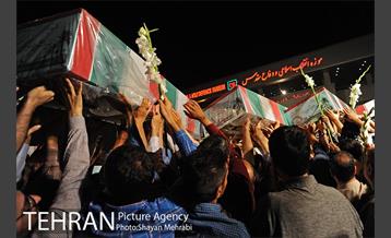 مراسم وداع با 150 شهید دوران دفاع مقدس 50