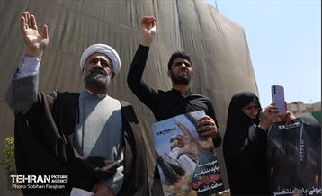 راهپیمایی مردمی علیه تهاجم رژیم صهیونیستی به ایران 7