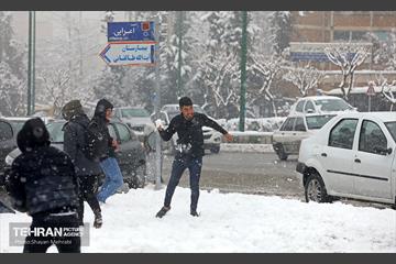 روز برفی پایتخت 36