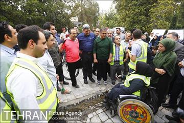 پویش سه شنبه های بدون خودرو با حضور معلولین 26