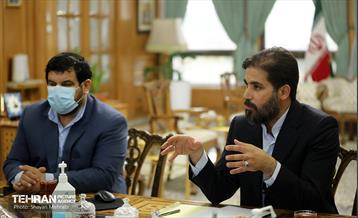 دیدار شهردار تهران با شهردار و نماینده آبادان 3