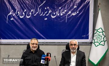 دیدار شهردار تهران با تولیت آستان علوی