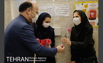 بازدید شهردار منطقه شش از بیمارستان فیروزگر و شرکت شهر سالم 3