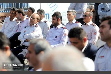 آیین کلنگ‌زنی ایستگاه آتش‌نشانی 15