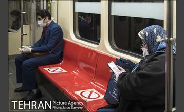 طرح فاصله گذاری اجتماعی در مترو تهران 31