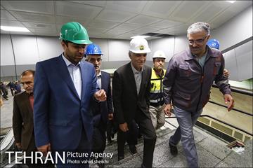 بازدید شهردار تهران از خط ۷ مترو  22