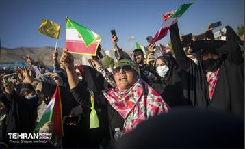 اجتماع بزرگ نوجوانان غرب تهران در پویش سلام فرمانده 34