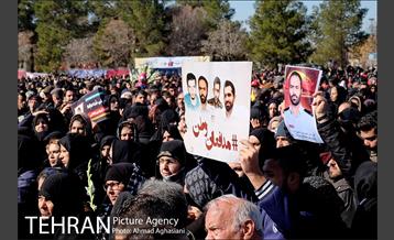 تشییع شهدای آتش نشان در بهشت زهرا(س) -3 6