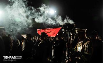 تشییع پیکر شهید اسماعیلی در هیأت رایة العباس(ع)