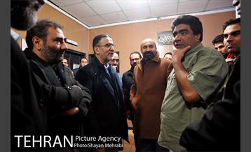 بازدید قائم مقام معاونت اجتماعی و جعمی از هنرمندان از سرای امید طلوع 9