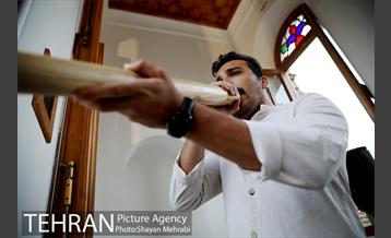 نقاره زنی میلاد امام رضا (ع) در میدان مشق 17