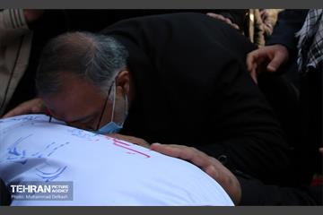 تشییع دو شهید گمنام در منطقه 15 1