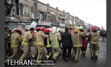 سومین روز عملیات امداد ونجات حادثه پلاسکو -3 20