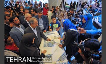 آیین افتتاح یازدهمین نمایشگاه زنان و تولید ملی 12