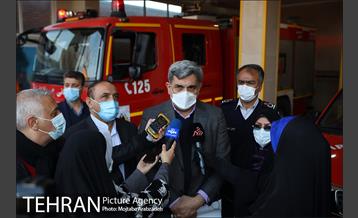 آیین افتتاح از سه ایستگاه و رونمایی از تجهیزات جدید سازمان آتش نشانی 40