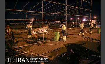 خدمات شهرداری تهران به مناسبت رحلت امام خمینی در مرقد امام خمینی (ره)  22