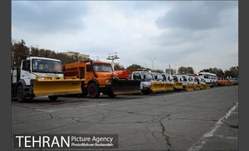 مانور خودرویی عملیات برف روبی شهرداری تهران 23