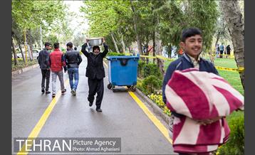 روز طبیعت بارانی در بوستان رازی 3