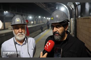 بازدید سخنگوی شهرداری تهران از مترو حرم عبدالعظیم(ع)
