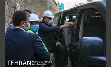 ورود ماشین حفار تونل به ایستگاه میدان حضرت عبدالعظیم الحسنی(ع) در خط 6 مترو 4