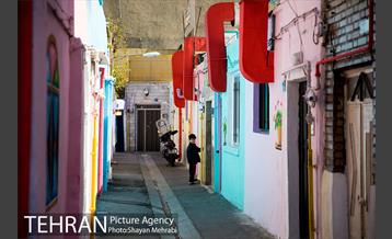 کوچه های رنگی منطقه شانزده 14